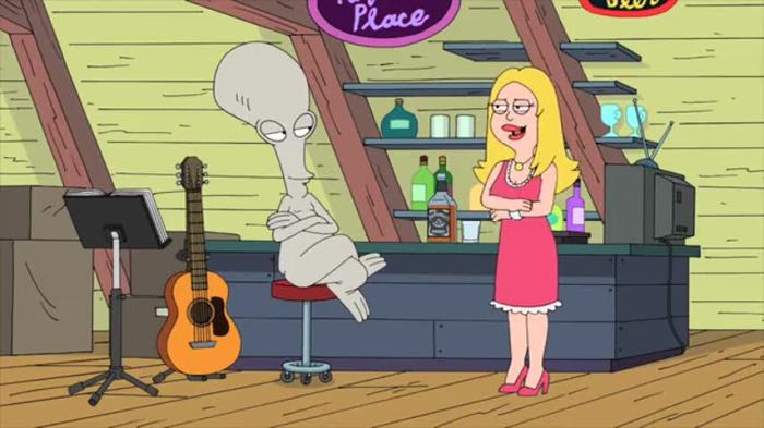 American dad francine hot summer sidewalk